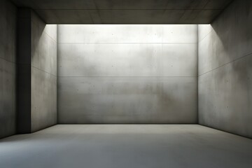 Abstract  gray room  studio background for product presentation , generated by AI.