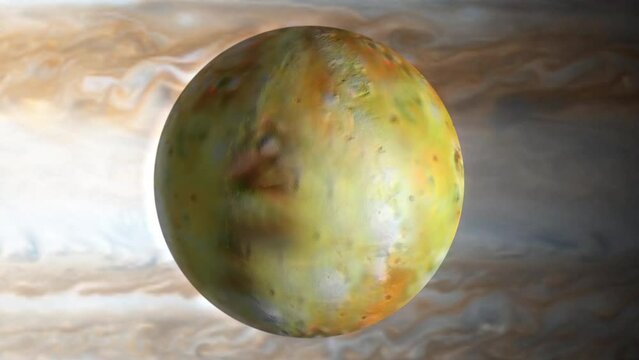 IO. The moon of Jupiter 4k