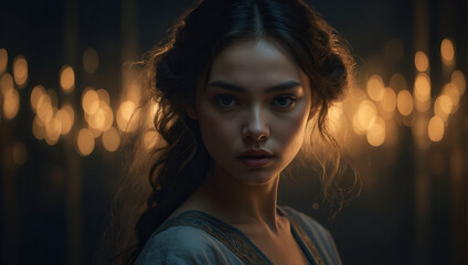 Portrait of young girl