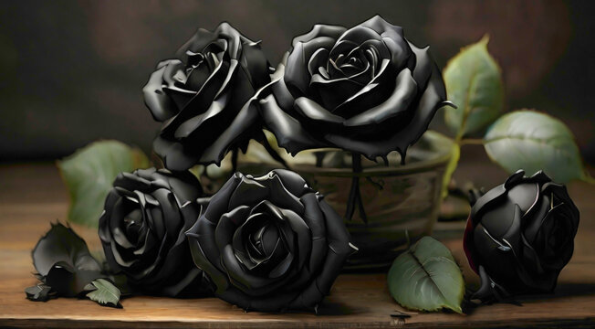 blavk rose