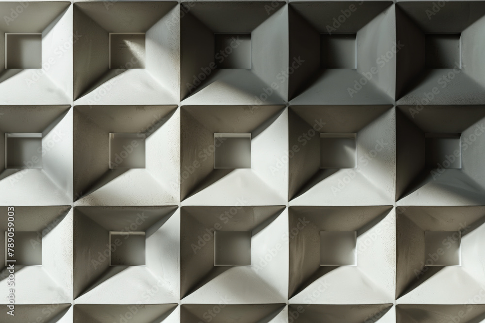 Poster abstract 3d pattern. brutalist style. background image. created with generative ai technology.