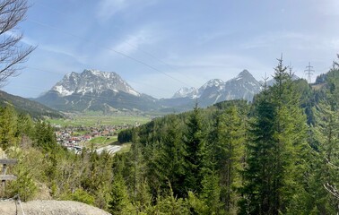 Idyllischer Ausblick auf Lermoos, Tirol