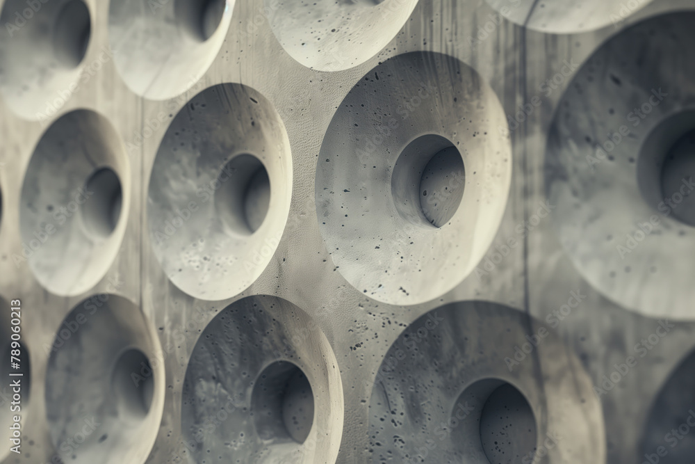 Poster abstract 3d pattern. brutalist style. background image. created with generative ai technology.