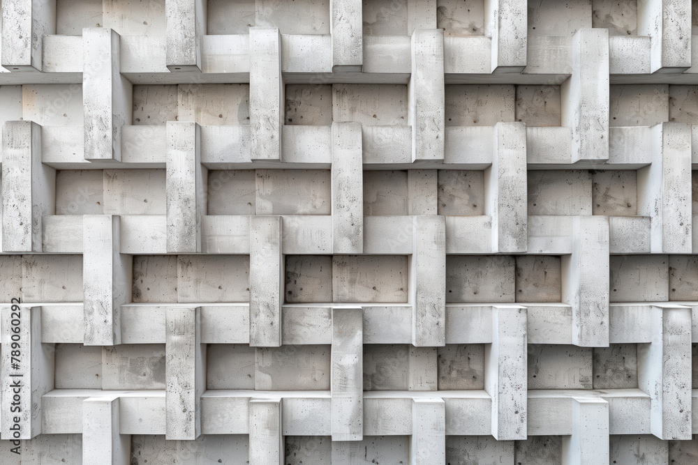 Poster abstract 3d pattern. brutalist style. background image. created with generative ai technology.