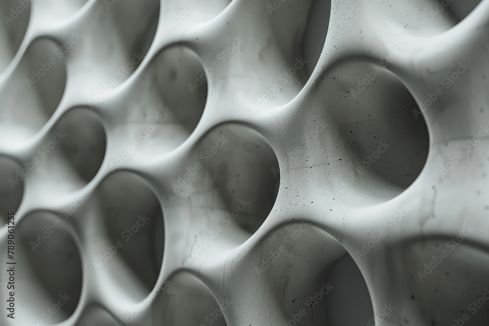 Poster abstract 3d pattern. brutalist style. background image. created with generative ai technology.