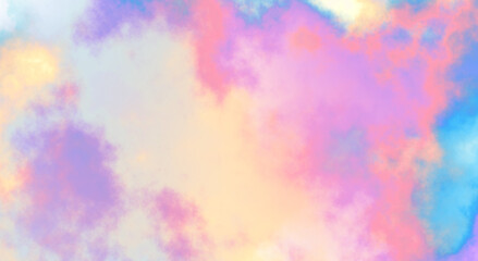 Isolate magic rainbow colours fog and clouds on transparent backgrounds specials effect 3d render png. Heaven unicorn clouds.