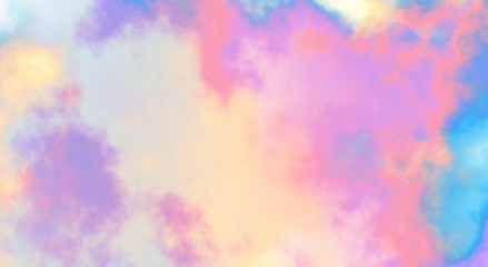 Isolate magic rainbow colours fog and clouds on transparent backgrounds specials effect 3d render png. Heaven unicorn clouds.
