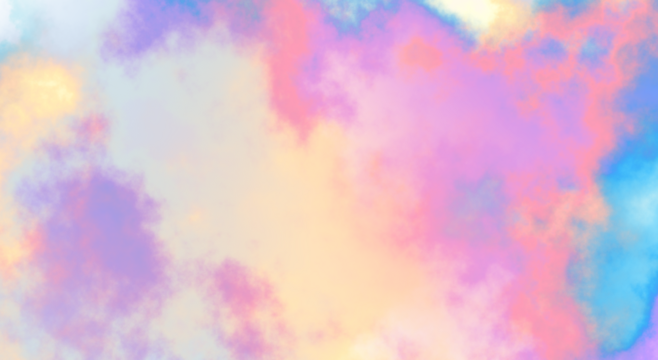 Isolate magic rainbow colours fog and clouds on transparent backgrounds specials effect 3d render png. Heaven unicorn clouds.