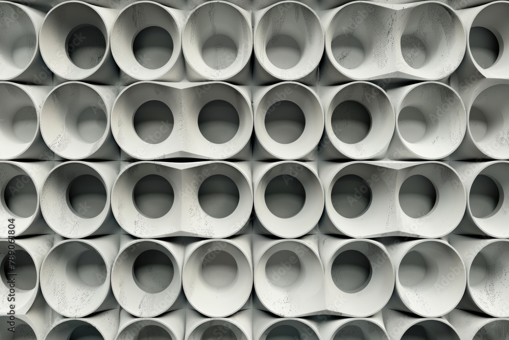 Poster abstract 3d pattern. brutalist style. background image. created with generative ai technology.