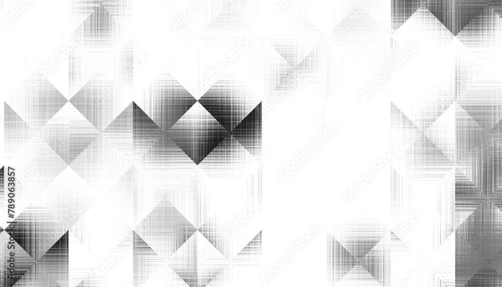 Aufkleber Modern abstract transparent background texture with layers of black and gray transparent material in triangle diamond and squares shapes in