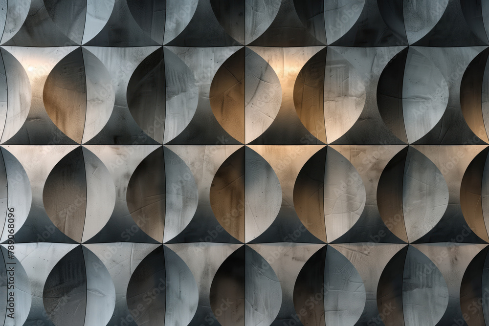 Poster abstract 3d pattern. brutalist style. background image. created with generative ai technology.