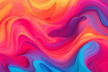 Obraz premium Fluid Color Wave Thermal Imaging Illustrations for Science Page