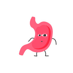 PNG, Medical human circulatory organ funny cartoon collection. Human internal organs. Biology medicine character cartoon. Heart, liver, brain, stomach, lungs, kidney organ. Vector illustration