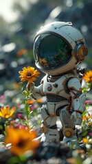 Amidst the scorching heat of Venus, nanobot gardeners defy the odds, tending to vibrant gardens that bloom in the most unlikely of places Experience the ingenuity of robotic gardening in the extreme c