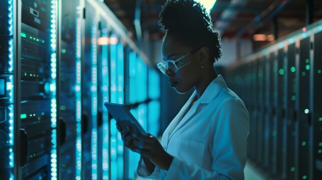 The data security expert is actively improving her programming skills, developing new software products to prevent cyberattacks and ensure reliable storage of information in the cloud environment