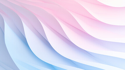 3d render of abstract background with wavy paper elements, pastel colors, soft lighting, low angle...