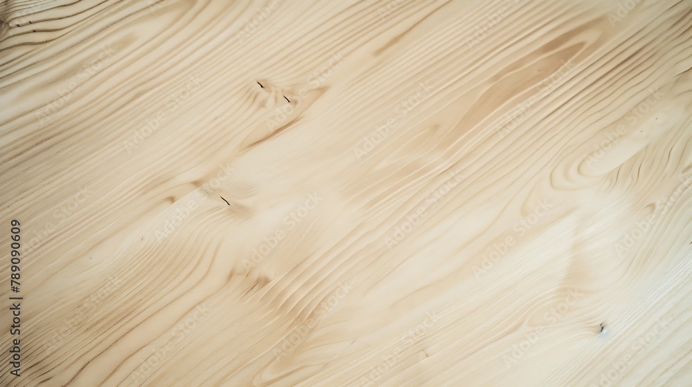 Poster Light wood texture background Flat lay top view : Generative AI