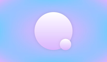 abstract background of pastel and gradient circle with black shadow 