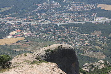 The top of Mount Montserrat, Catalonia, Spain.