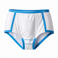 Men's underwear isolated on white background. Clipping path included.
