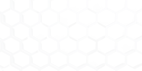 white futuristic hexagon background isolated on white or transparent png