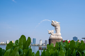  The carp turning into (Ca Chep Hoa Rong)a dragon statue in Da Nang ,
a special significance for...