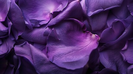 close up of violet rose petals : Generative AI