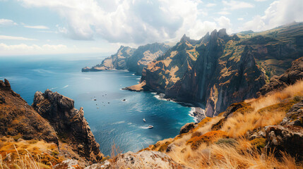 View of Madeira Island Portugal.