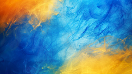 Fototapeta premium perfect blue yellow and orange background