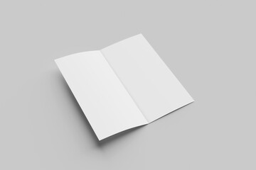 Bi-fold brochure mockup 