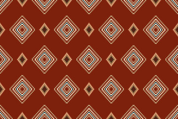 	
Navajo tribal vector seamless pattern. Native American ornament. Ethnic South Western decor style. Boho geometric ornament. Vector seamless pattern. Mexican blanket, rug. Woven carpet illustration.