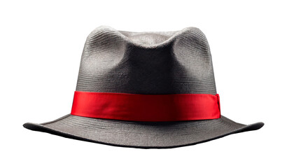 gray men's hat isolated
