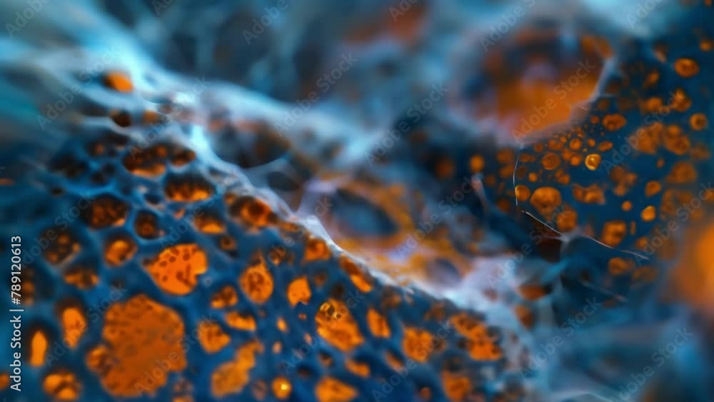 Poster a mesmerizing image of a euglenoid undergoing cell division showcasing the remarkable process of rep
