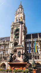 Marienzplatz world's most extravagant clock, Munich