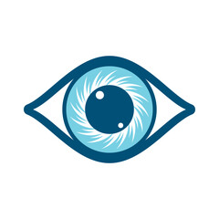 Obraz premium health and eye care logo design