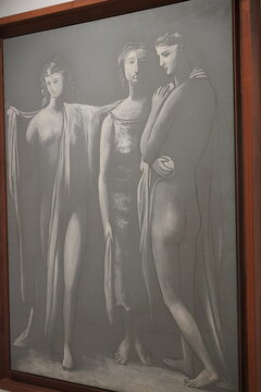"Die drei Grazien" von Pablo Picasso im Museo Picasso Malaga, 15.04.2024