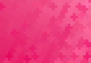 Magenta pixel background, gradient abstract tile background. Artistic puzzle background.
