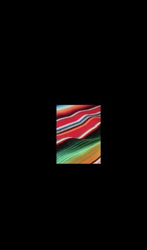 Mexican poncho cinco de mayo blanket serape fiesta traditional Mexico poncho rug background loop Mexican stripes copy space blanket minimal simple cinco de mayo serape pattern background - stock video