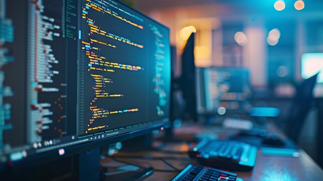 Innovative web design and development - modern programming and coding technologies in action