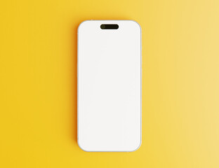Mobile phone screen mockup