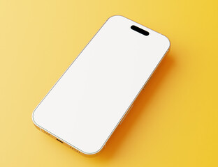 Mobile phone screen mockup