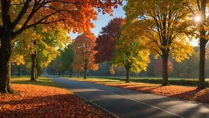 Naklejka premium Autumn