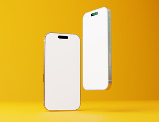 Full screen smartphone mockup