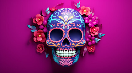 day of the dead illustration