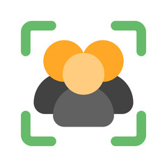 target audience flat icon