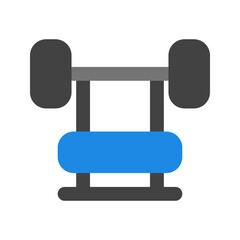bench press flat icon