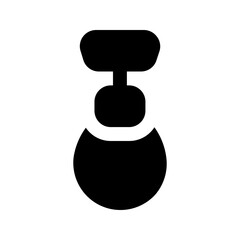 punching ball glyph icon