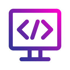 programming gradient icon