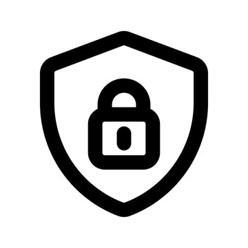 Internet Security Line Icon