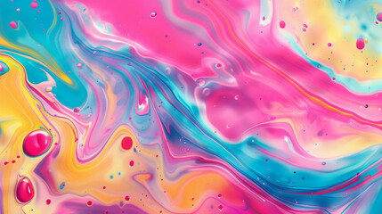 Abstract Multicolored Painting Wallpaper. Contemporary Design Texture